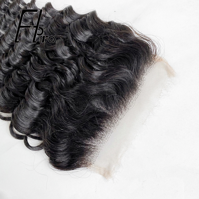 Super Quality 5x5 HD Lace Closure Deep Wave  Virgin Hair